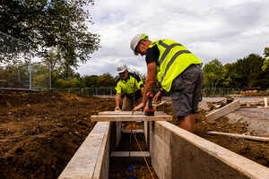 Lidl carpark project completed by N&G Groundworks